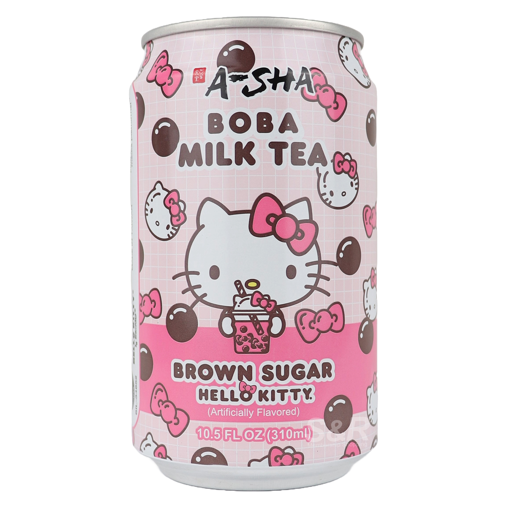 A-Sha Hello Kitty Boba Milk Tea Brown Sugar 310mL A-Sha Hello Kitty Boba Milk Tea Brown Sugar 310mL